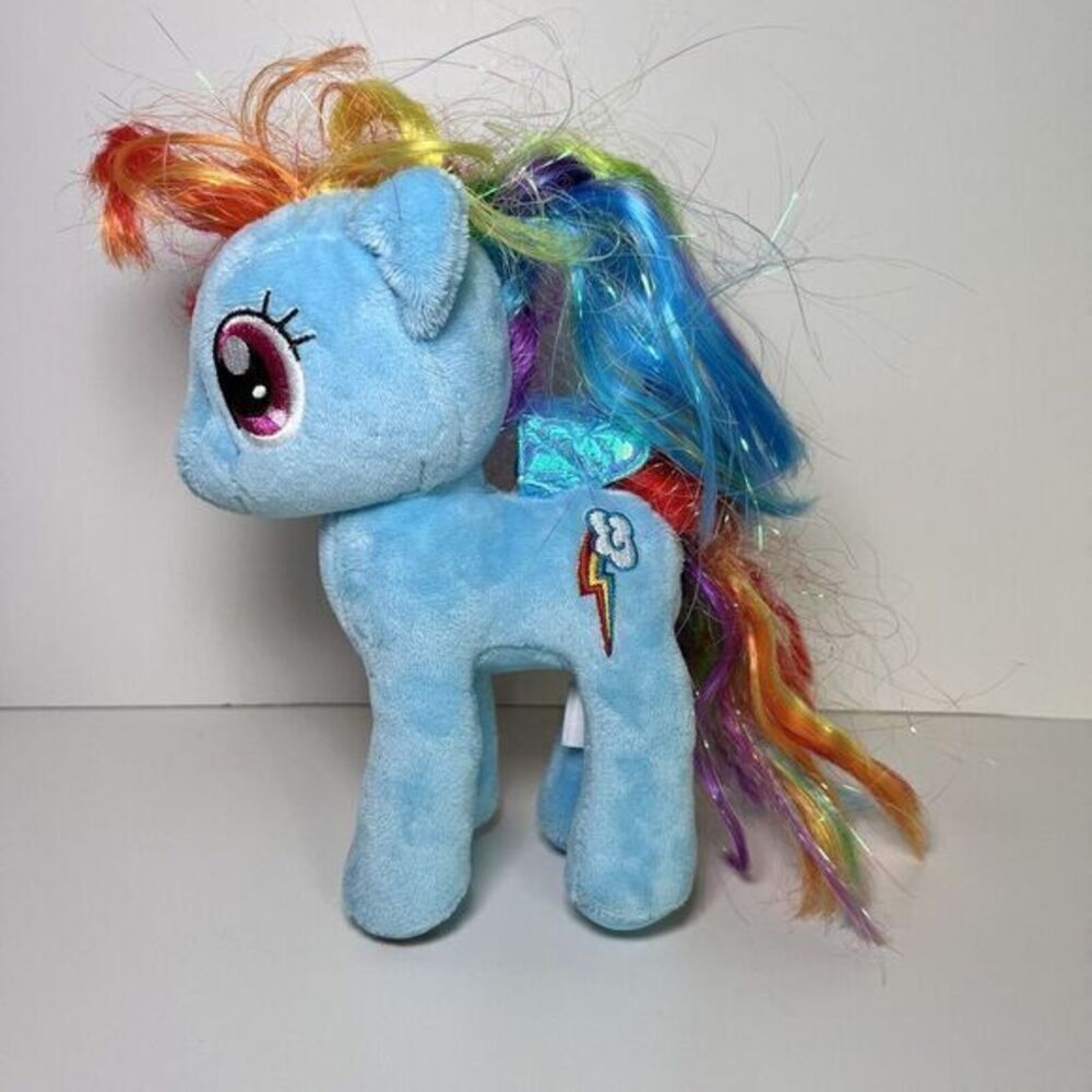 Ty Sparkle Beanie Baby My Little‎ Pony Rainbow Dash Plush Bean Bag Toy 7"